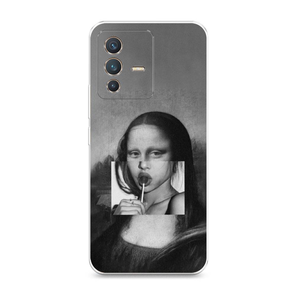 

Чехол Awog на Vivo V23 "Mona Lisa sucking lollipop", Разноцветный, 266050-9