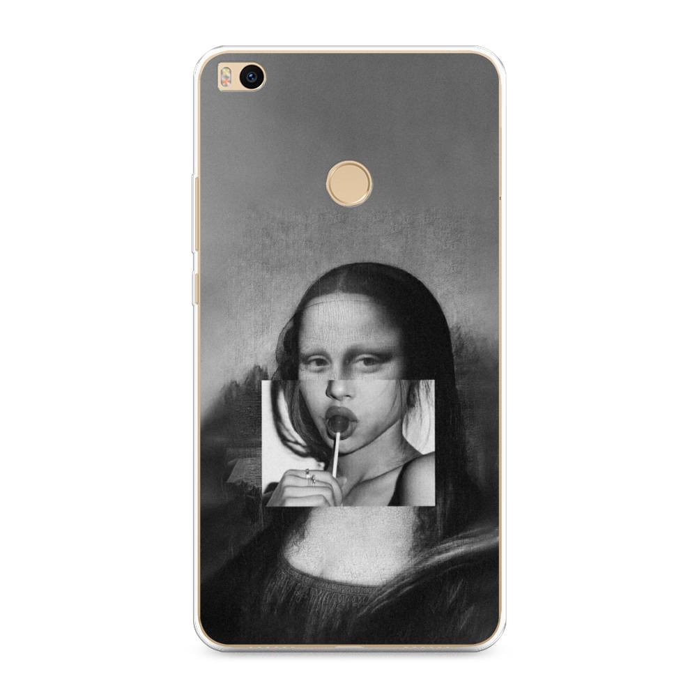 

Чехол Awog на Xiaomi Mi Max 2 "Mona Lisa sucking lollipop", Разноцветный, 32150-9