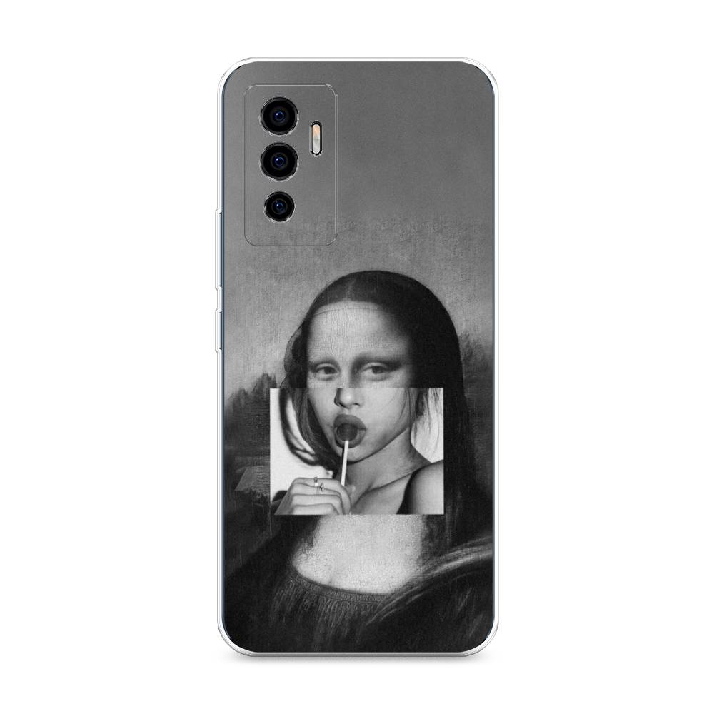 

Чехол Awog на Vivo V23e "Mona Lisa sucking lollipop", Разноцветный, 265950-9