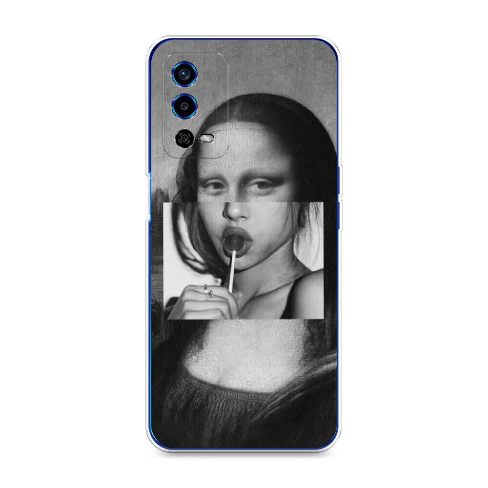 

Чехол Awog на Oppo A55 4G "Mona Lisa sucking lollipop", Разноцветный, 259150-9