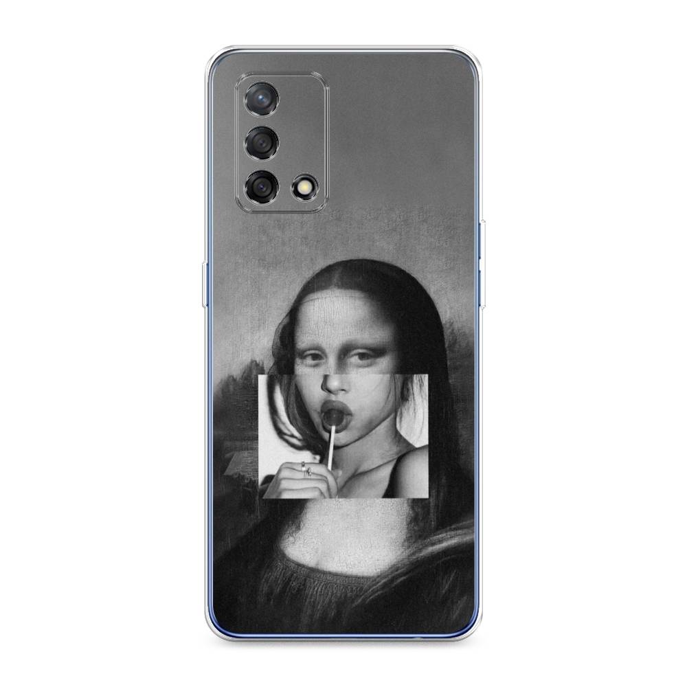 

Чехол Awog на Oppo A74 "Mona Lisa sucking lollipop", Разноцветный, 256050-9