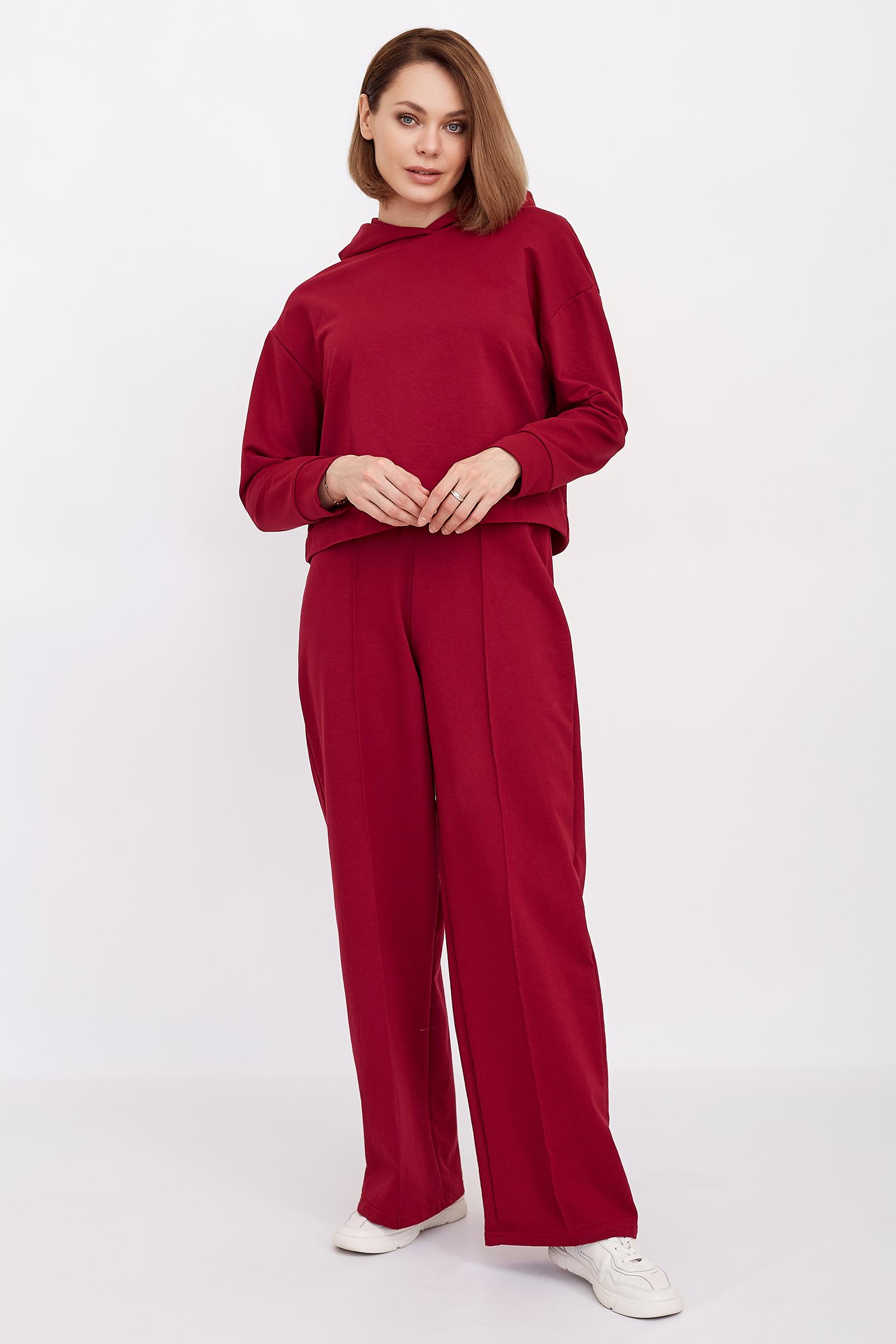 

Костюм женский LikaDress 18-1589 бордовый 52 RU, 18-1589