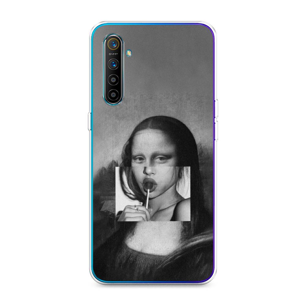 

Чехол Awog на Realme XT "Mona Lisa sucking lollipop", Разноцветный, 251450-9