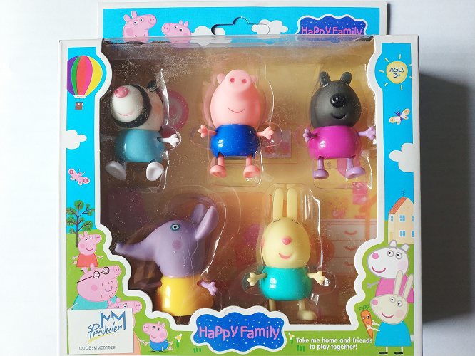 фото Игровой набор свинка пеппа "пеппа и друзья" 5 фигурок mm001829 peppa pig
