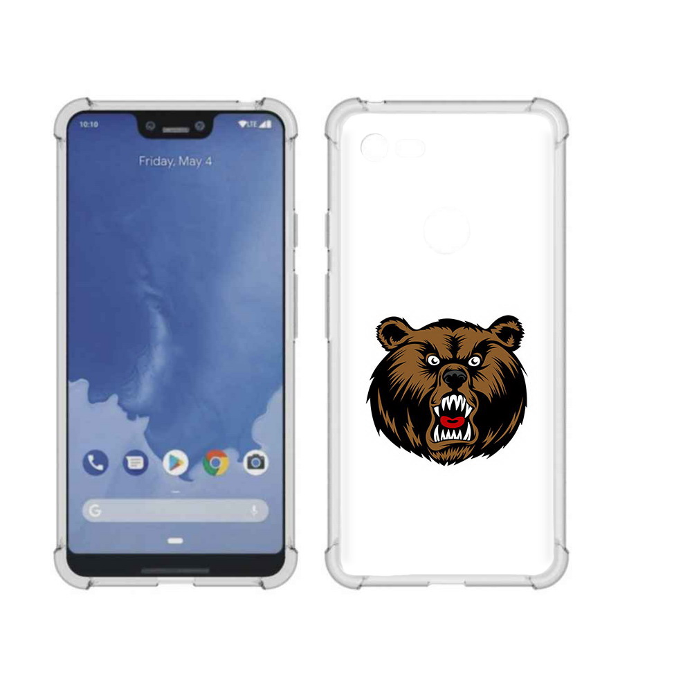 

Чехол MyPads Tocco для Google Pixel 3 XL бурый, Прозрачный, Tocco