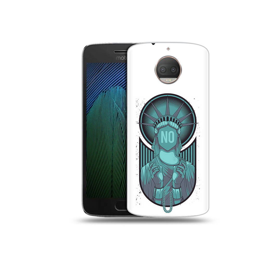 

Чехол MyPads Tocco для Motorola Moto G5S Plus статуя свободы зеленый (PT75337.377.623), Прозрачный, Tocco