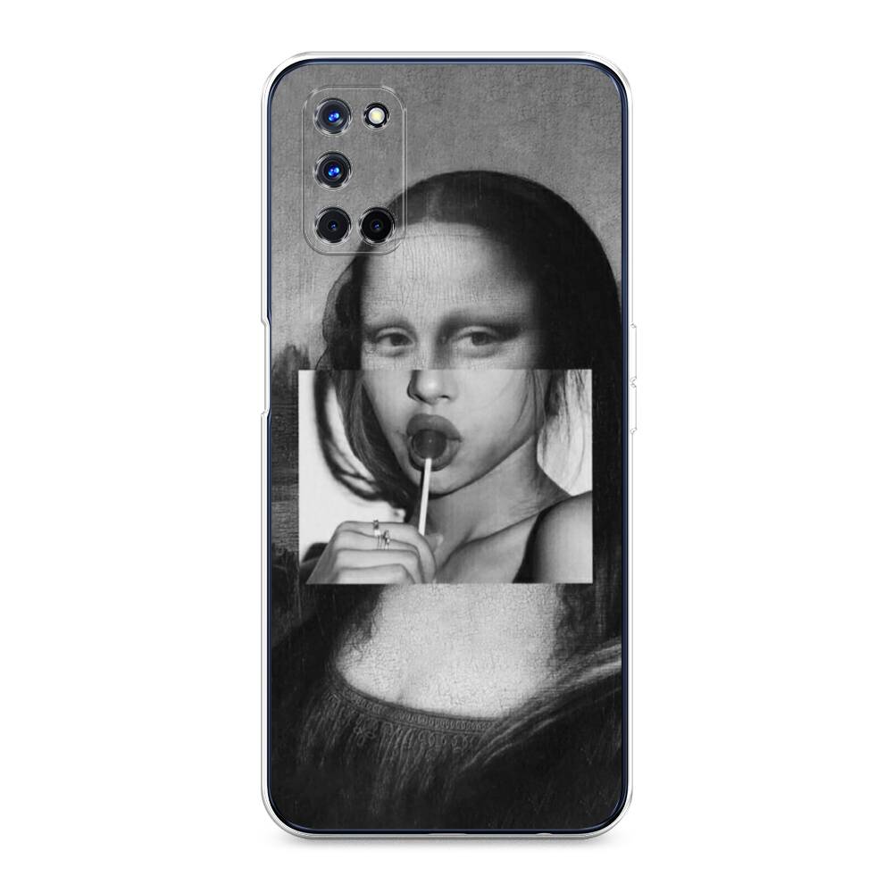 

Чехол Awog на Oppo A52 "Mona Lisa sucking lollipop", Разноцветный, 253150-9