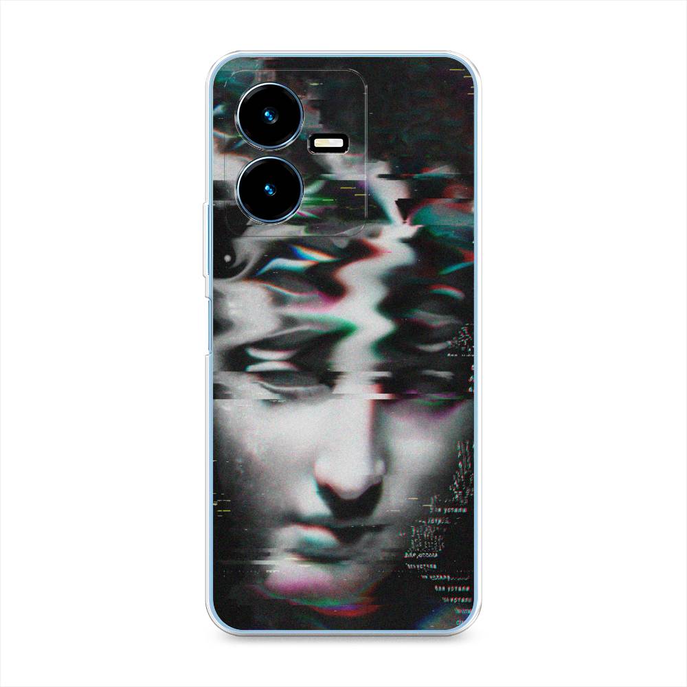 

Чехол Awog на Vivo Y22 / Виво Y22 "Glitch Art", Серый, 267550-9