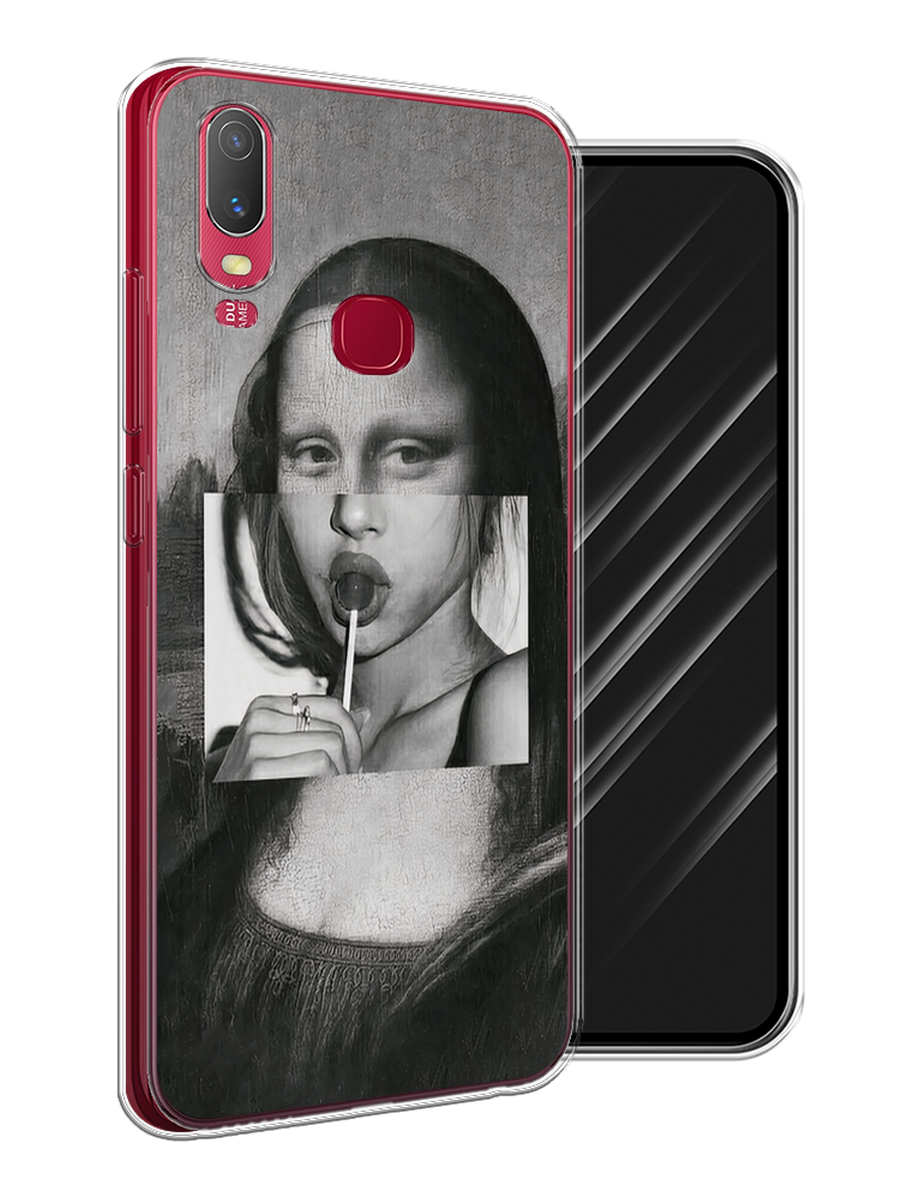 

Чехол Awog на Vivo Y11 "Mona Lisa sucking lollipop", Разноцветный, 261650-9