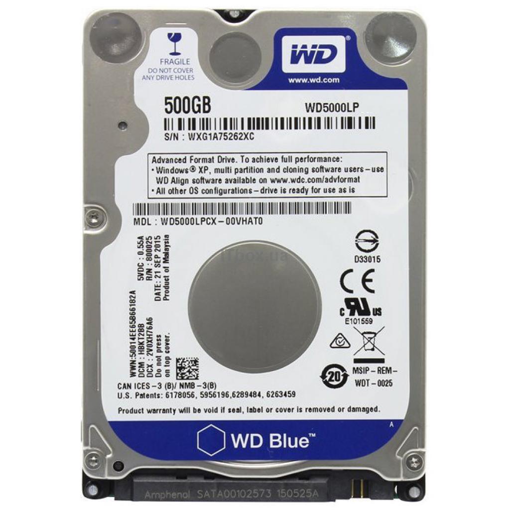 фото Жесткий диск wd original 500gb wd5000lpzx blue