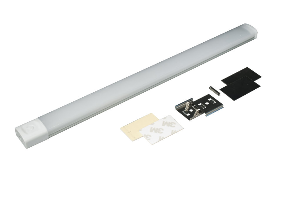 Линейный светодиодный светильник GLS LANIA, 4000К, 320 мм комплект 2 светодиодных линейных светильника сириус а т5 15вт 6500к 900х37х22мм ip40