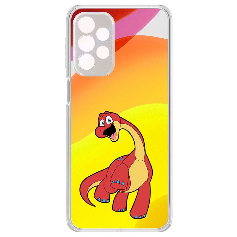 фото Чехол-накладка krutoff clear case хаги ваги - брон для samsung galaxy a23 (a235)