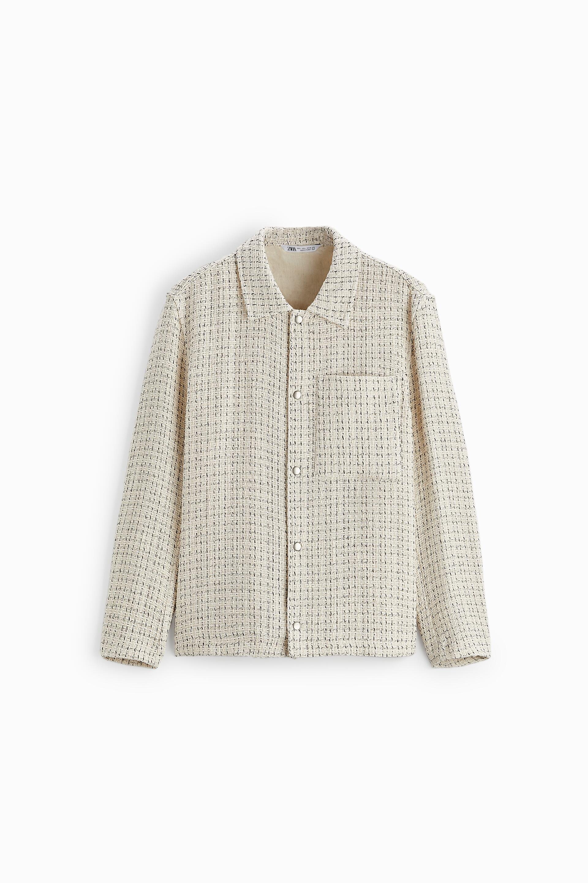 

Жакет мужской ZARA 00706319 белый L (доставка из-за рубежа), 00706319