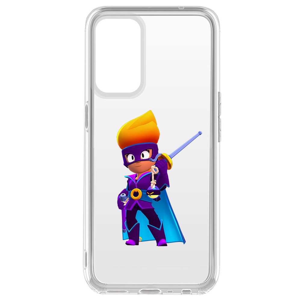 

Чехол-накладка Brawl Stars-Амбер де Ла Вега для Oppo Reno5, Прозрачный