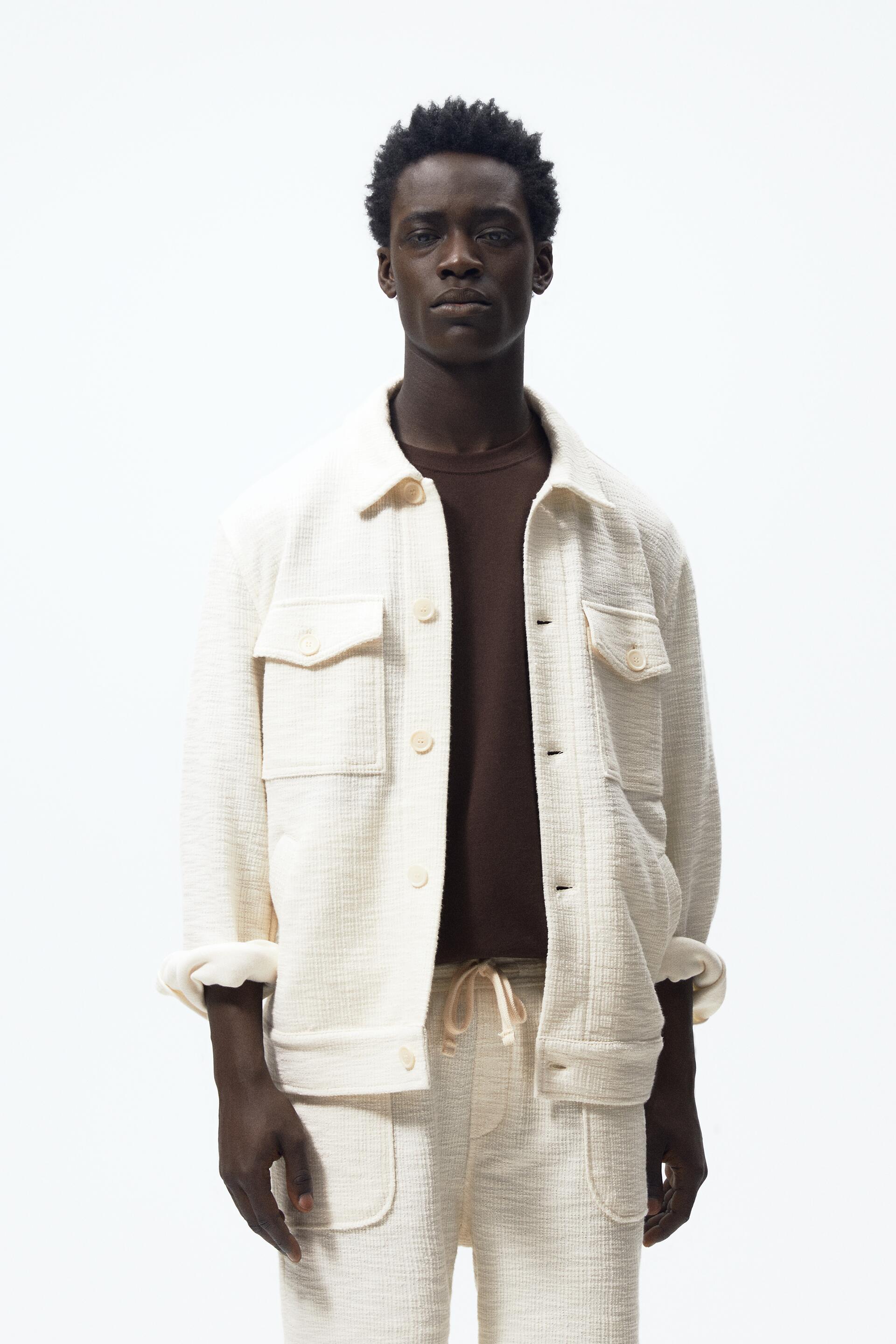 

Жакет мужской ZARA 00706309 белый XL (доставка из-за рубежа), 00706309