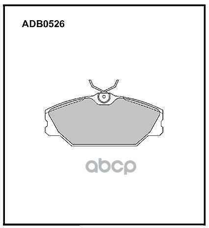 

Колодки передние renault megane classic allied nippon adb 0526
