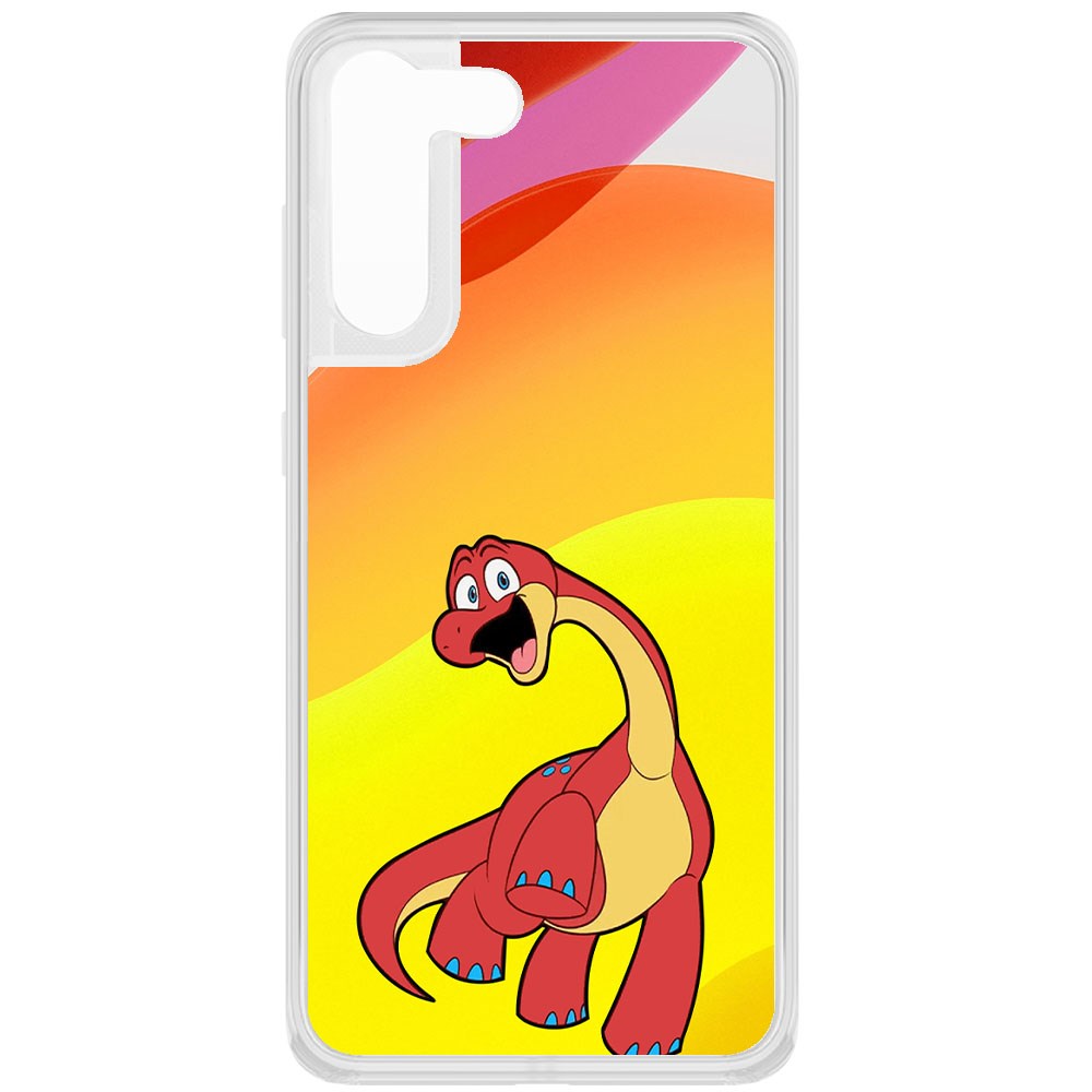 

Чехол-накладка Krutoff Clear Case Хаги Ваги - Брон для Samsung Galaxy S21 FE, Прозрачный