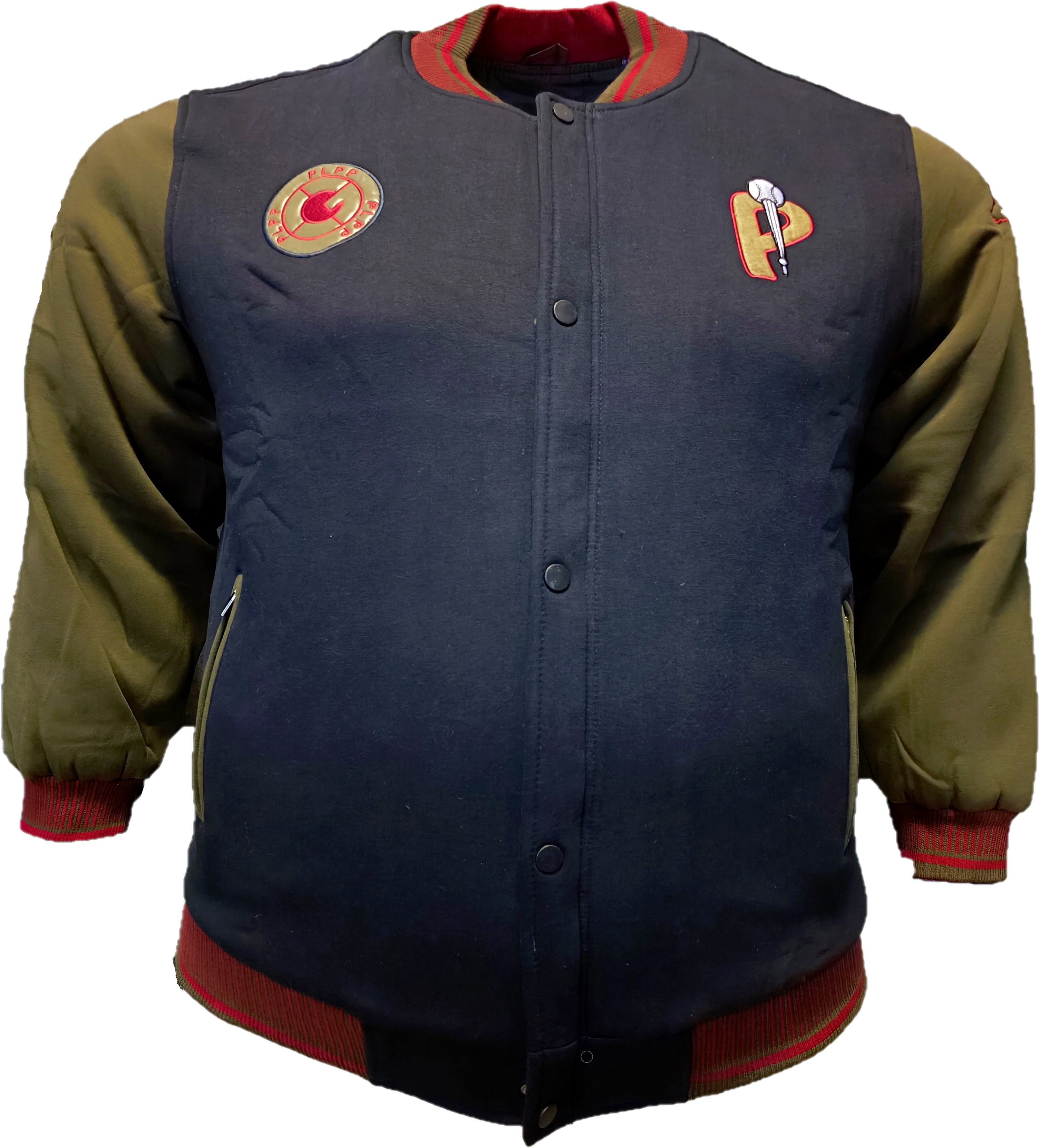 Бомбер мужской Polo Pepe 10131312 зеленый 6XL