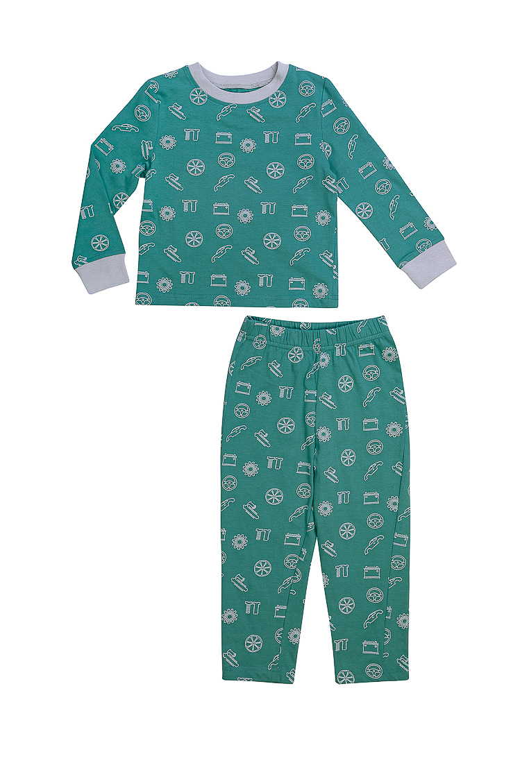 Пижама детская Oldos OCAW21UW1KС24 цв.зеленый р.128