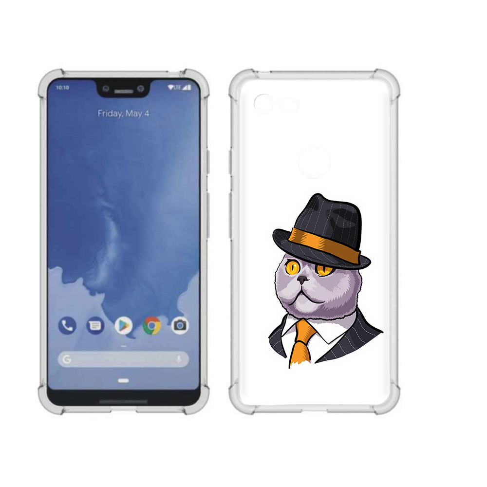 

Чехол MyPads Tocco для Google Pixel 3 XL британец, Прозрачный, Tocco