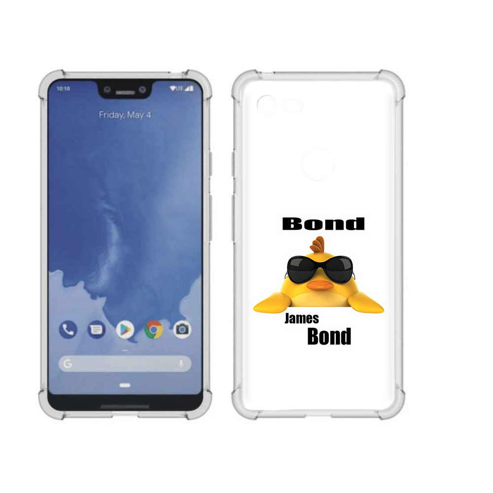 

Чехол MyPads Tocco для Google Pixel 3 XL бонд, Прозрачный, Tocco