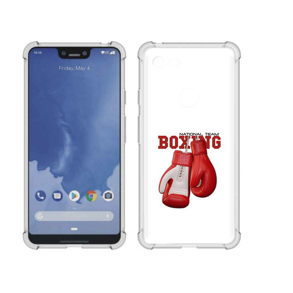 

Чехол MyPads Tocco для Google Pixel 3 XL боксерские перчатки, Прозрачный, Tocco