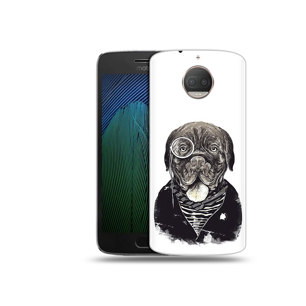 

Чехол MyPads Tocco для Motorola Moto G5S Plus солидный песик (PT75337.377.615), Прозрачный, Tocco