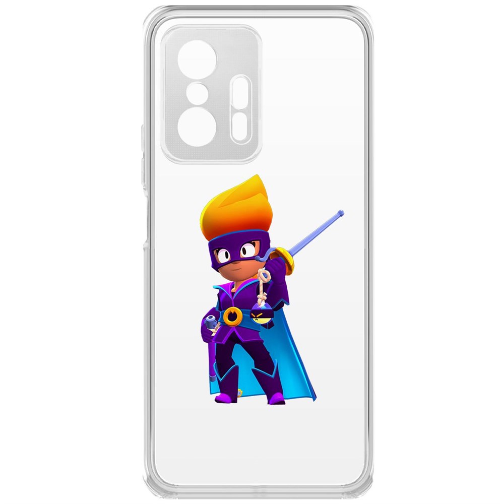 

Чехол-накладка Brawl Stars-Амбер де Ла Вега для Xiaomi 11T, Прозрачный