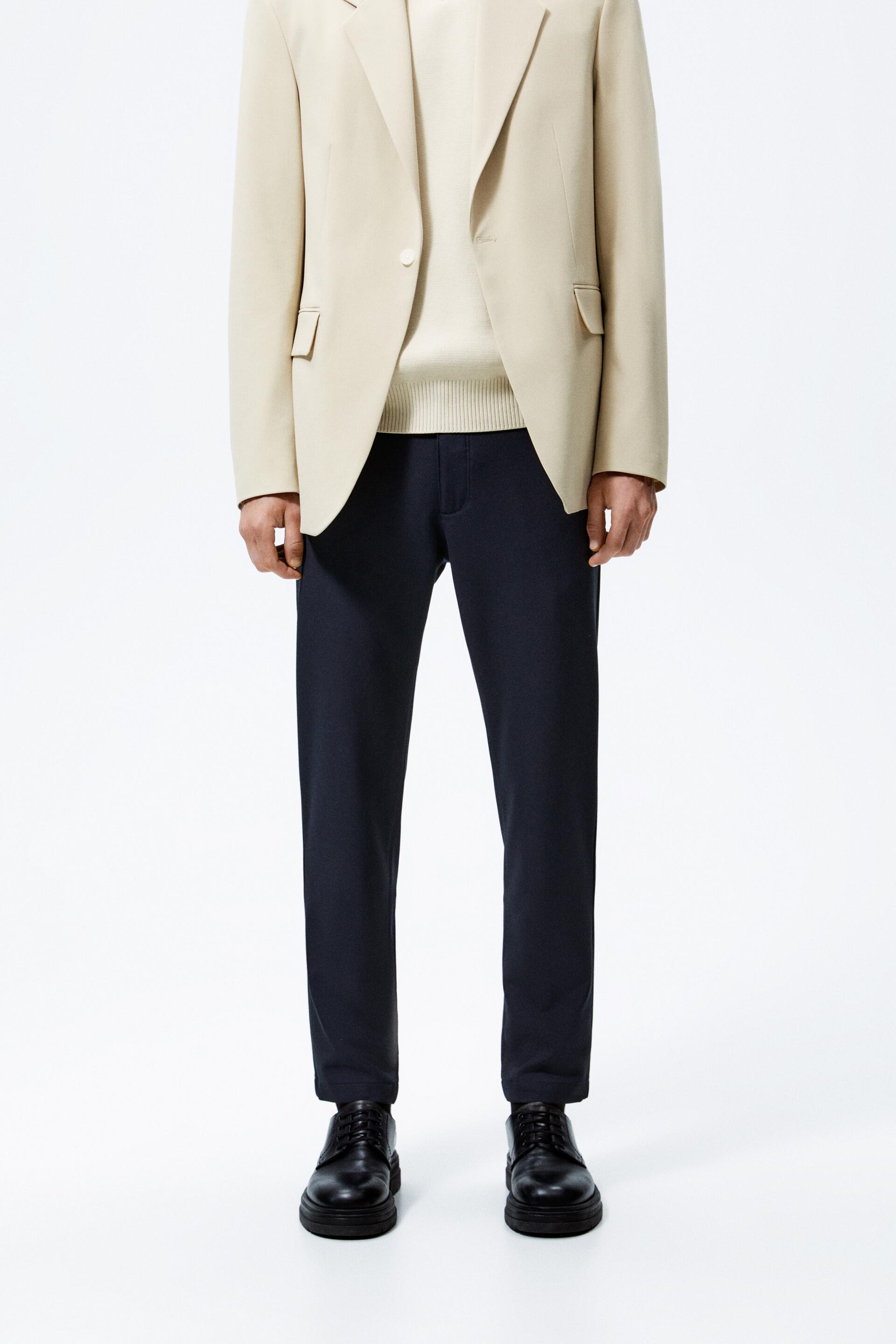 Брюки мужские ZARA 00706215 синие 40 (доставка из-за рубежа)