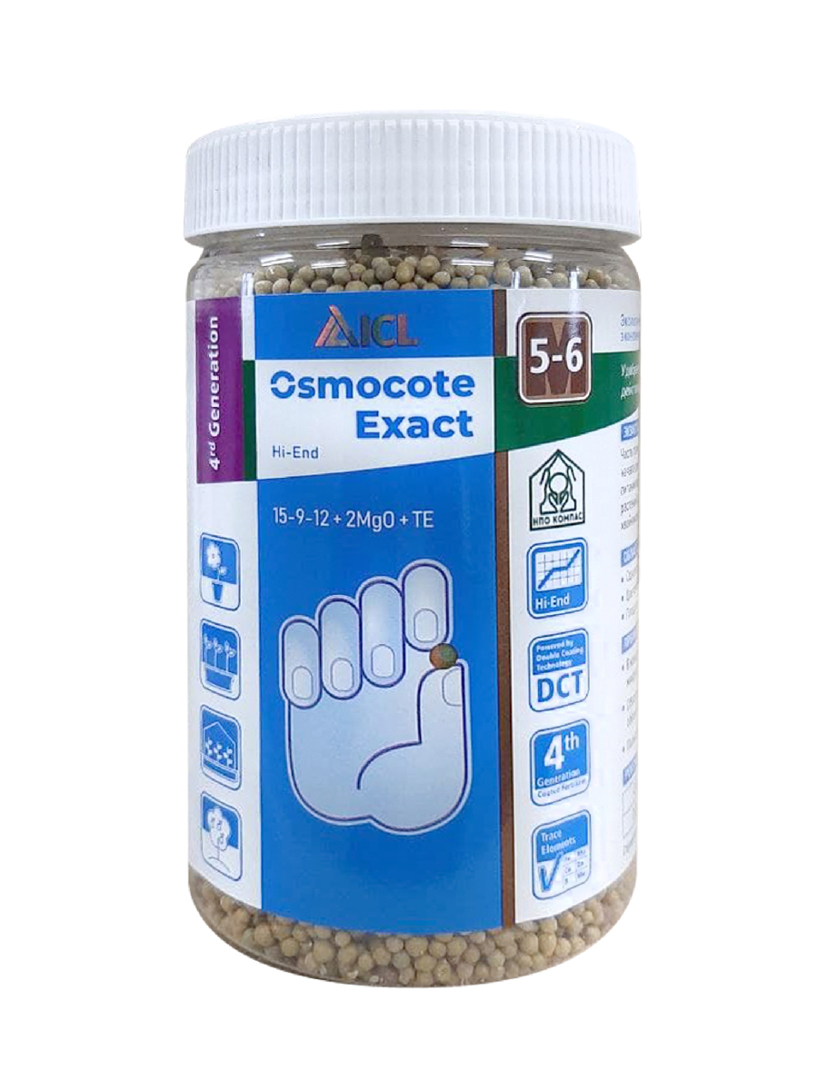 

Минеральное удобрение комплексное Osmocote Exact Hi End 15-9-12 + 2MgO+МЭ 301703 700 г