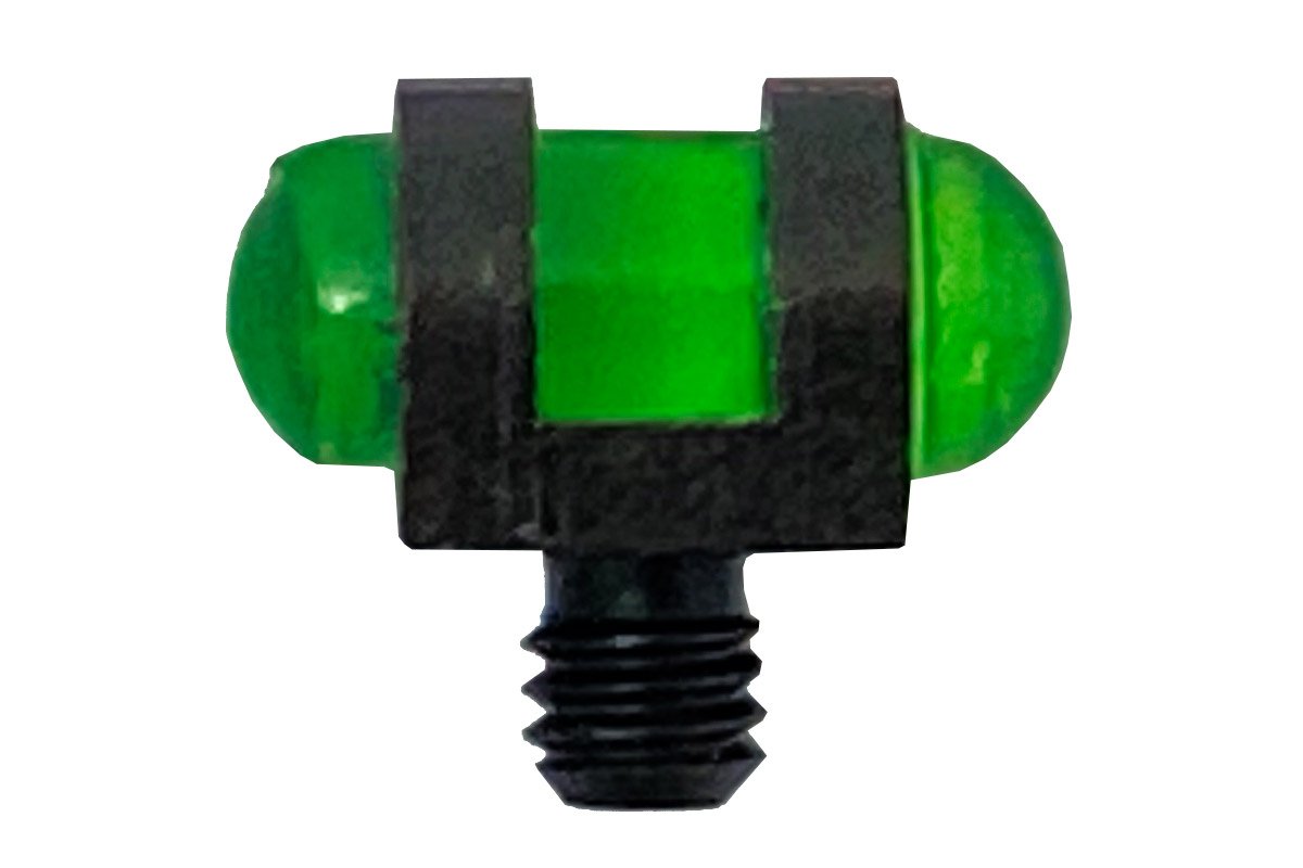 Мушка оптоволоконная резьба 2,6 мм, зеленая
