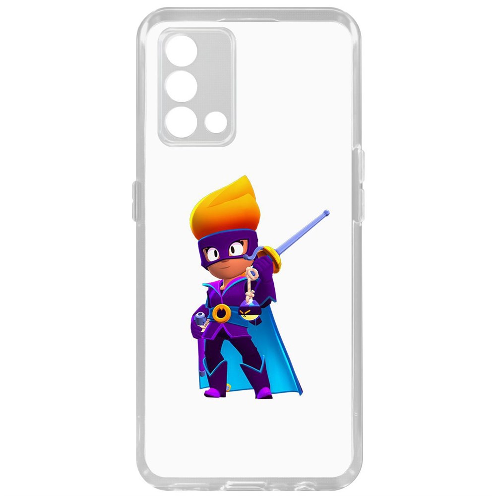 

Чехол-накладка Brawl Stars-Амбер де Ла Вега для Oppo A74, Прозрачный