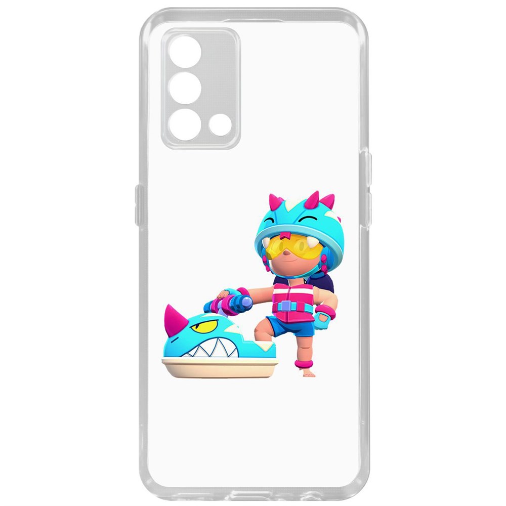 

Чехол-накладка Brawl Stars-Аквабайкер Джеки для Oppo A74