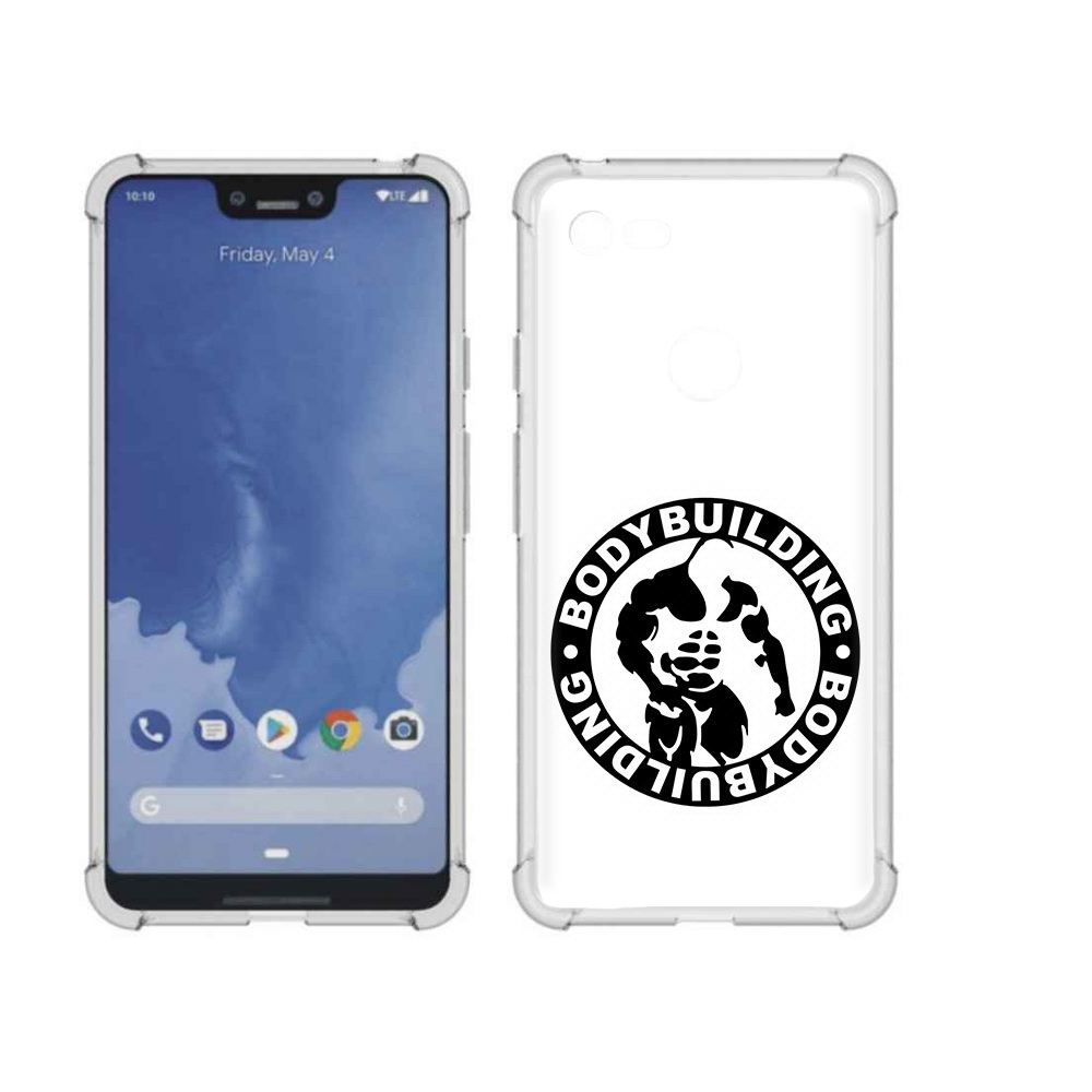 

Чехол MyPads Tocco для Google Pixel 3 XL бодибилдинг, Прозрачный, Tocco