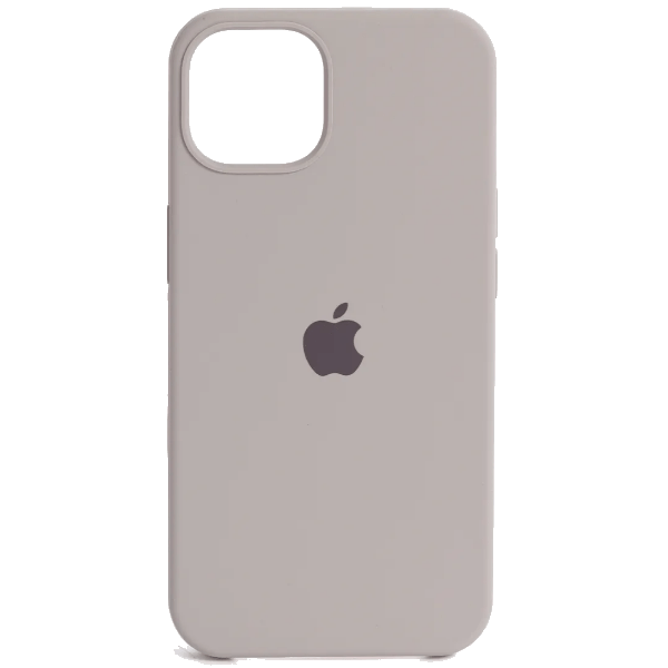 

Чехол iPhone 15 Plus Silicon Сase APL WS (с лого), серый (IS793871)