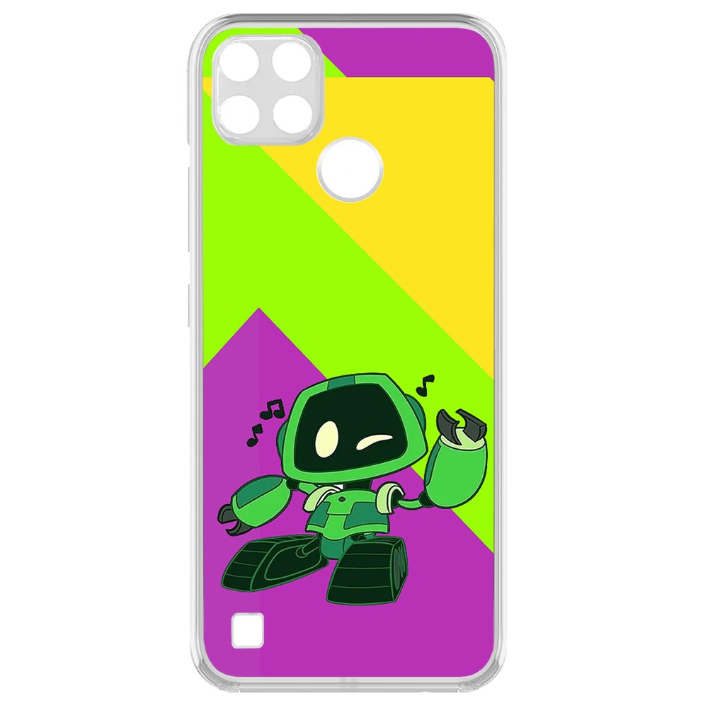 

Чехол-накладка Krutoff Clear Case Хаги Ваги - Буги-бот для Realme C25Y, Прозрачный