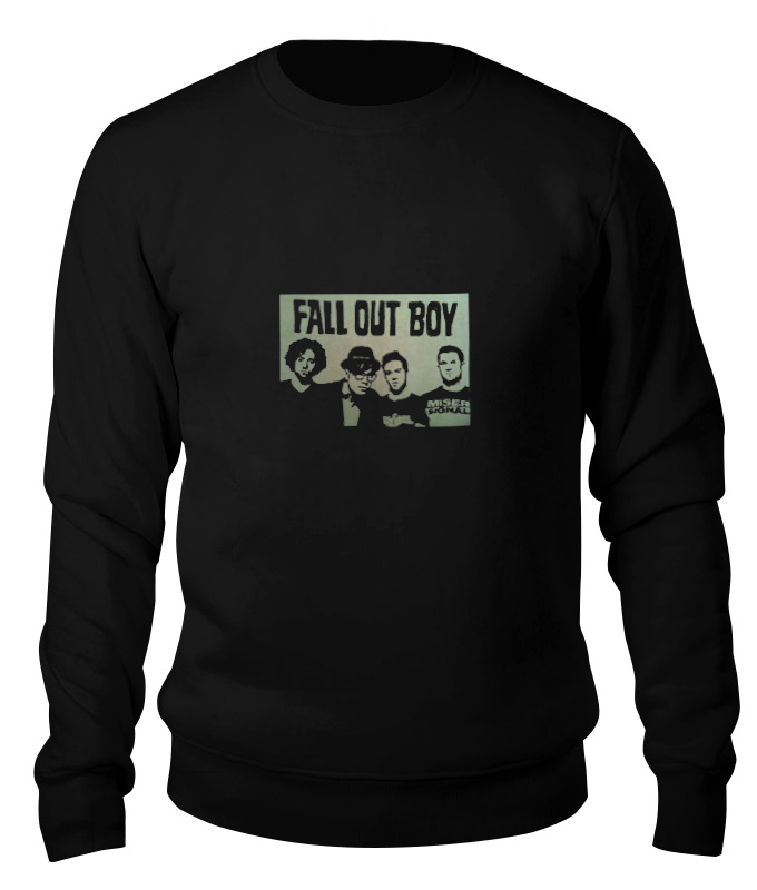 

Свитшот унисекс Printio Fall out boy черный XS, Fall out boy