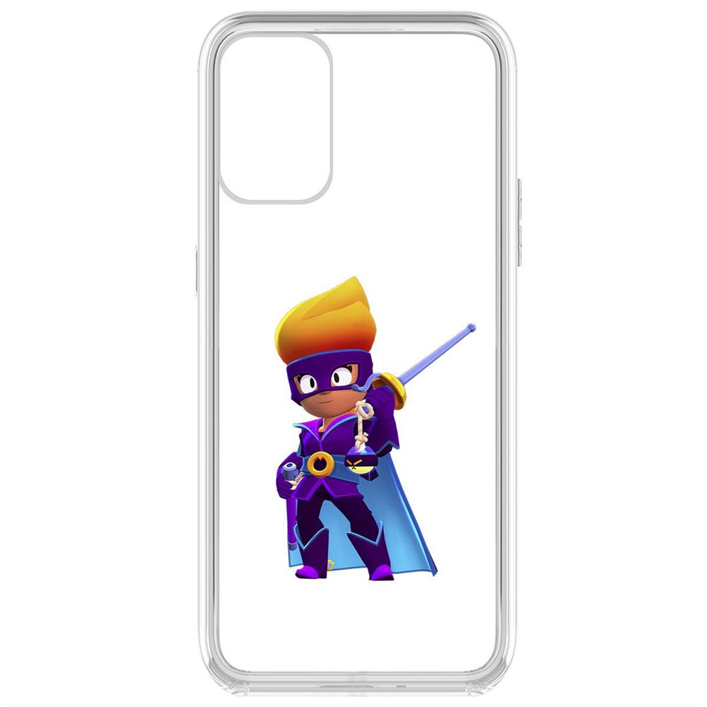 

Чехол-накладка Brawl Stars-Амбер де Ла Вега для OnePlus 9R, Прозрачный