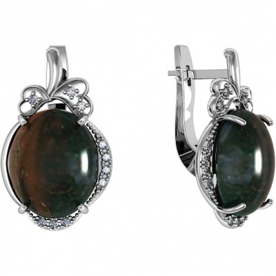 

Серьги из серебра с агатом ПРИВОЛЖСКИЙ ЮВЕЛИР 361325-AG22FA11, 361325-AG22FA11