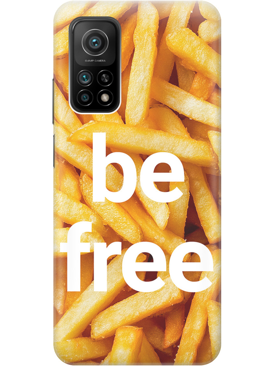 

Силиконовый чехол на Xiaomi Mi 10T / 10T Pro с принтом "Be Free", Прозрачный;белый;желтый, 724124361