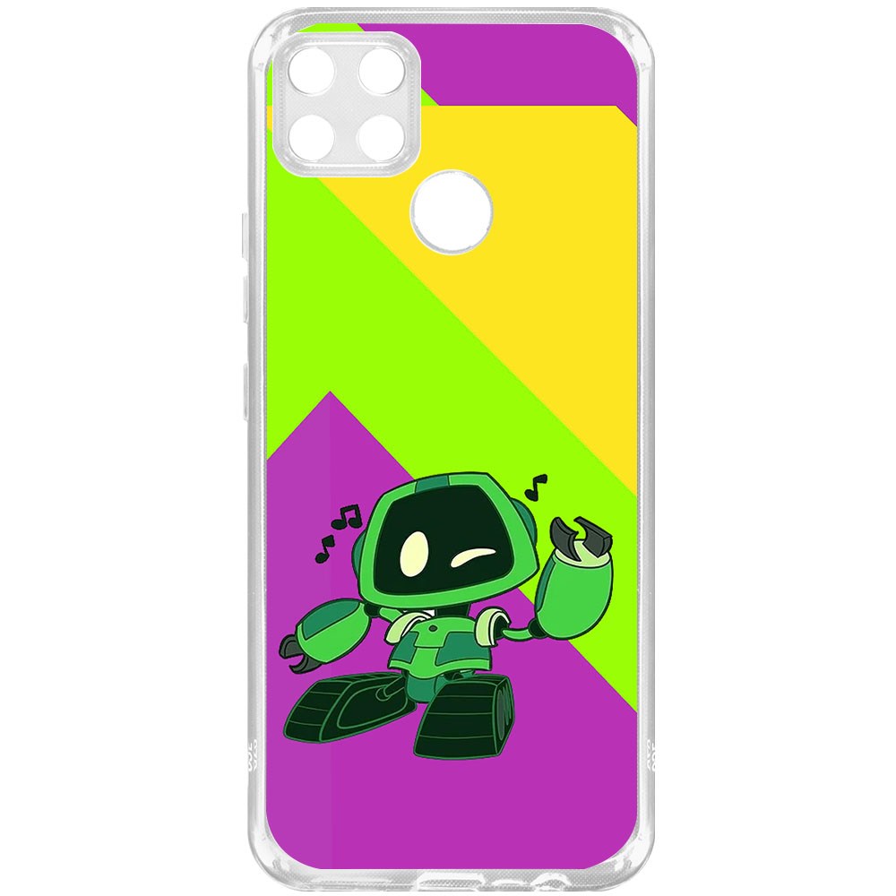 

Чехол-накладка Krutoff Clear Case Хаги Ваги - Буги-бот для Realme C25s, Прозрачный