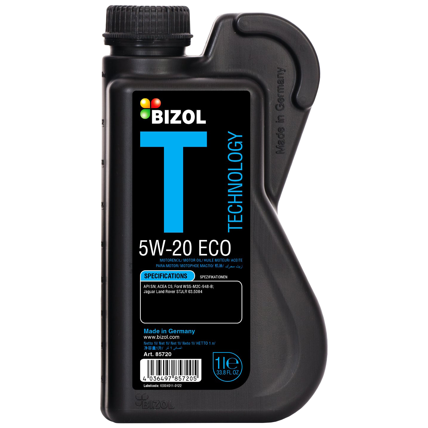 фото Масло моторное bizol technology 5w-20 eco 1l