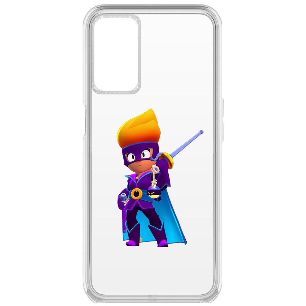 

Чехол-накладка Brawl Stars-Амбер де Ла Вега для Oppo A55, Прозрачный