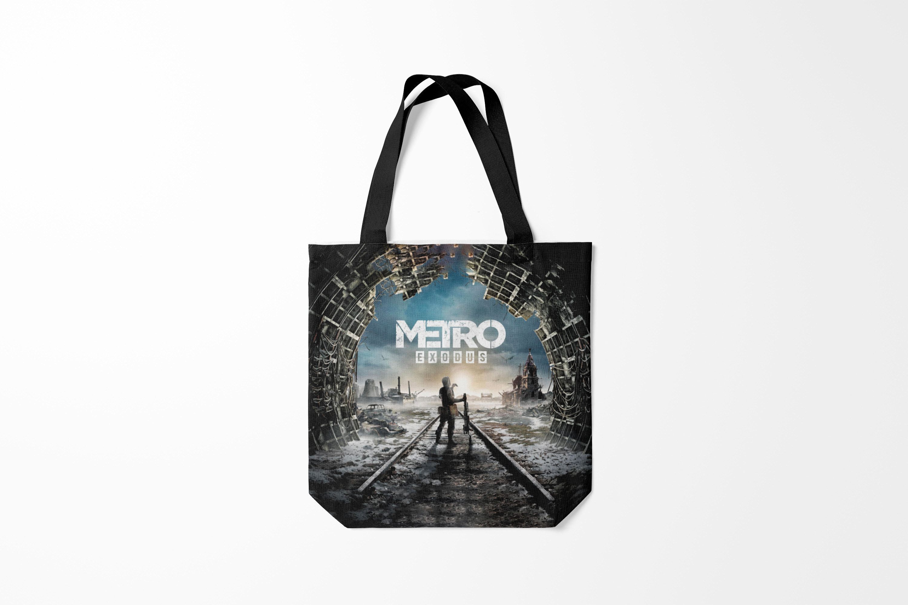 

Сумка шoппер унисекс Burnettie Metro Exodus, черный, Metro Exodus