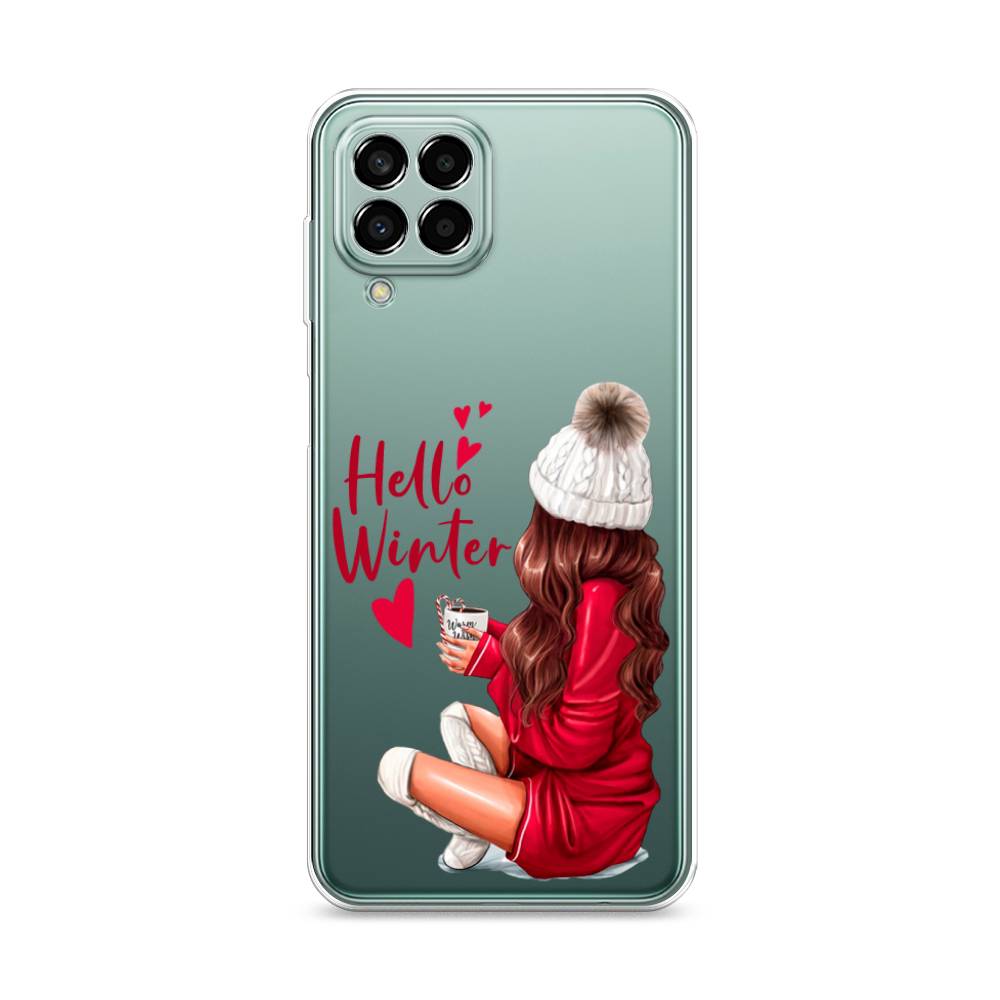 

Чехол на Samsung Galaxy M33 "Hello winter", Красный;белый;коричневый, 2105650-5