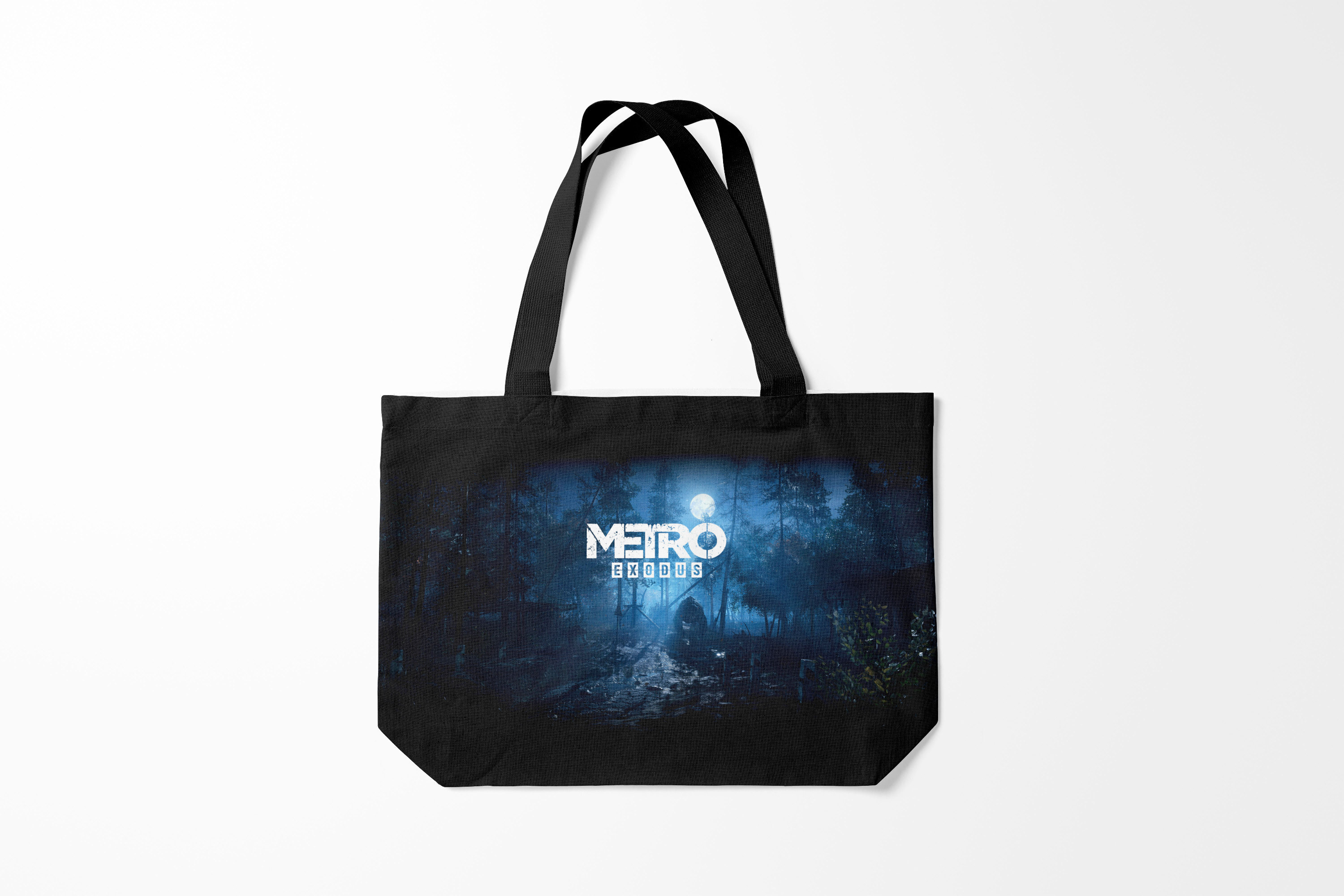 

Сумка шoппер унисекс Burnettie Metro Exodus, черный, Metro Exodus