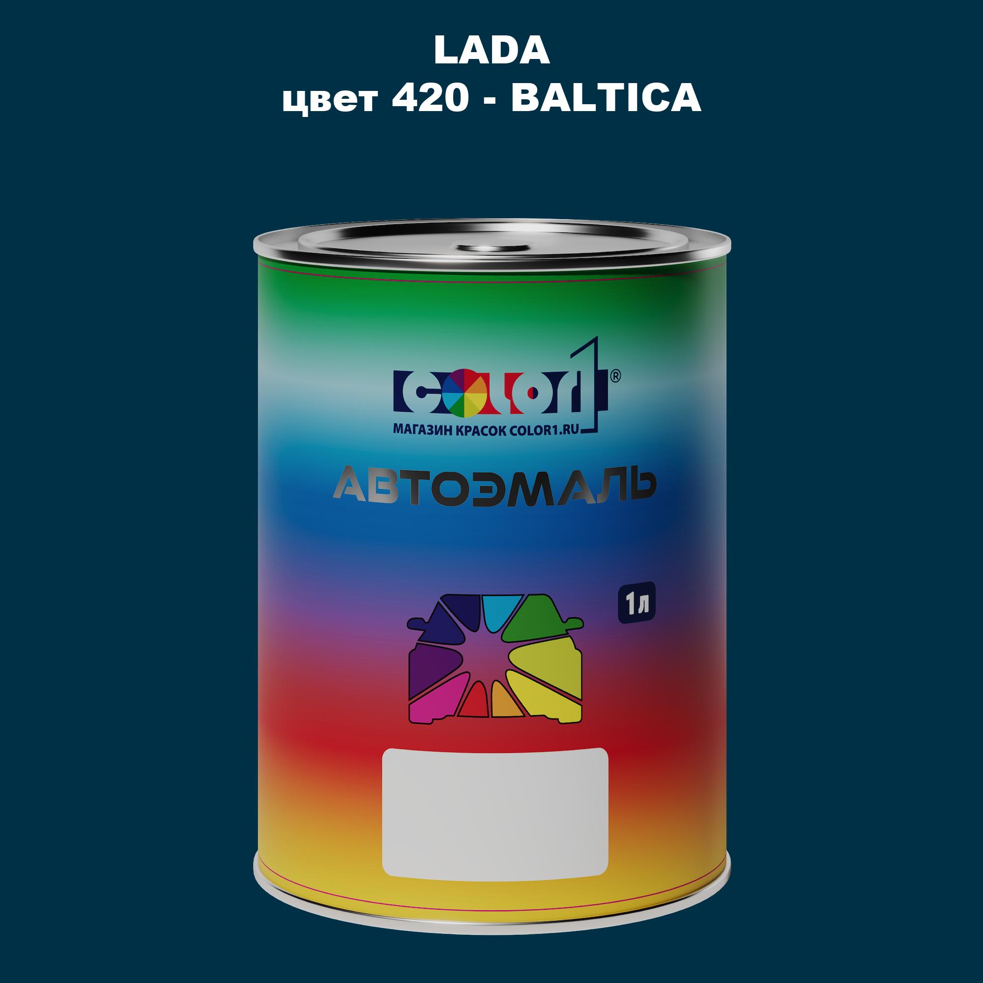 

Автомобильная краска COLOR1 для LADA, цвет 420 - BALTICA, Прозрачный