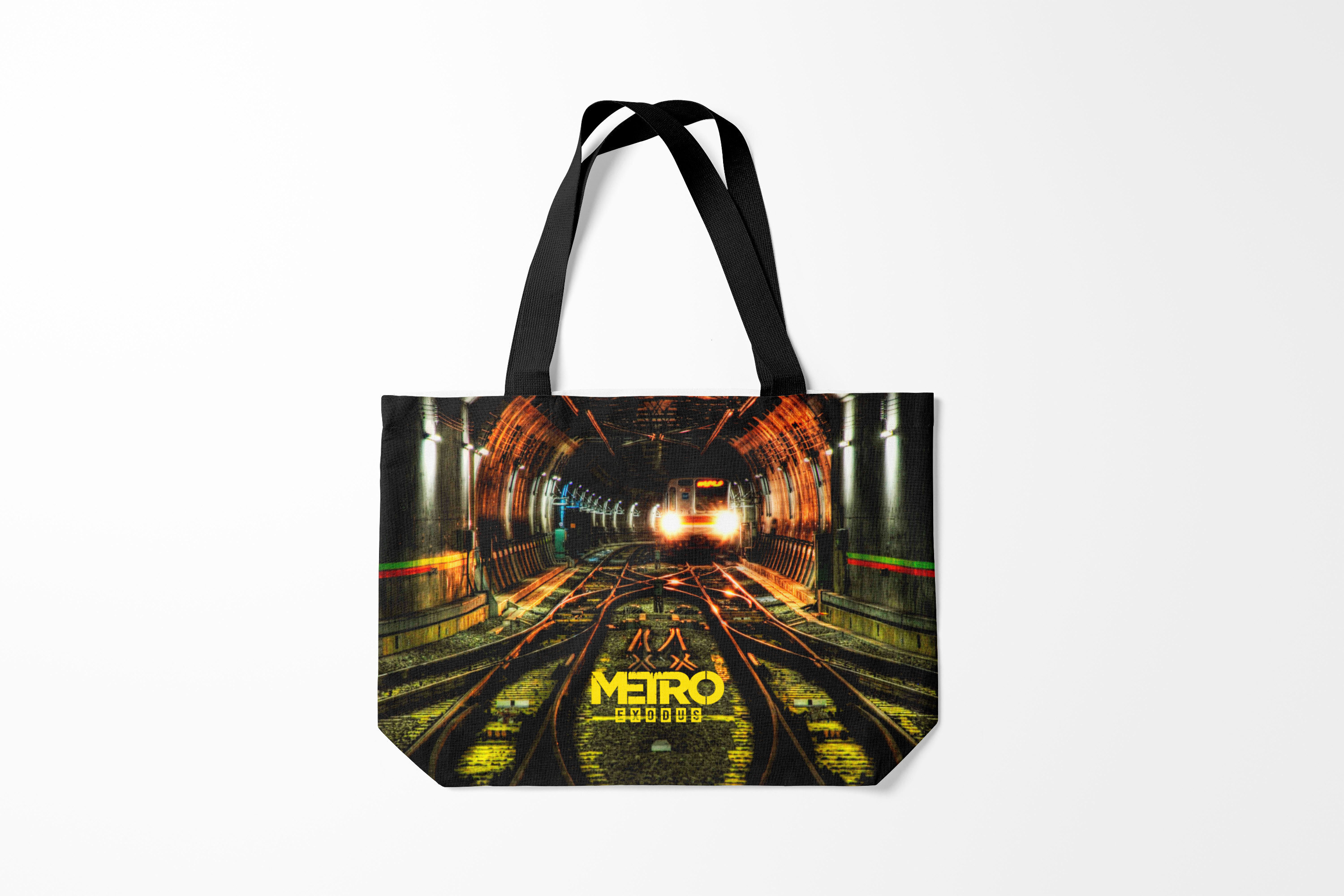 

Сумка шoппер унисекс Burnettie Metro Exodus, черный, Metro Exodus