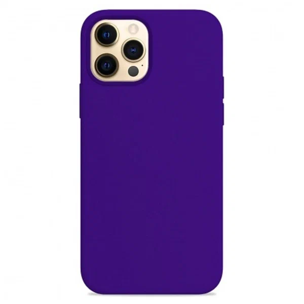 

Чехол для iPhone 12/12 Pro Silicone темно-фиолетовый