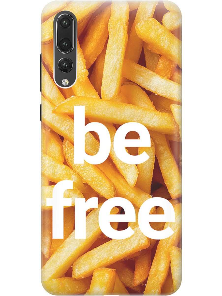

Силиконовый чехол на Huawei P20 Pro с принтом "Be Free", Прозрачный;белый;желтый, 717872361